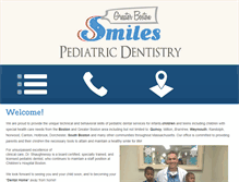 Tablet Screenshot of greaterbostonpediatricdentistry.com